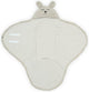 Jollein couverture d'écharpe bébé - lapin - nougat - 100x105cm
