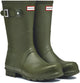 Hunter - bottes de pluie pour homme - short original - vert olive - taille 44eu