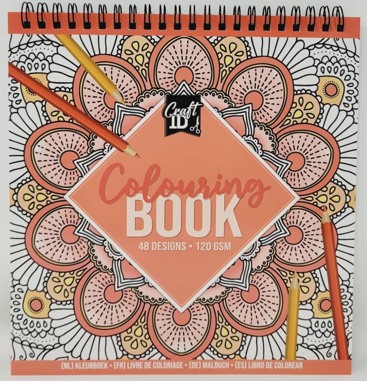 Craft id - livre de coloriage pour adultes - 48 pages à colorier - animaux et fleurs