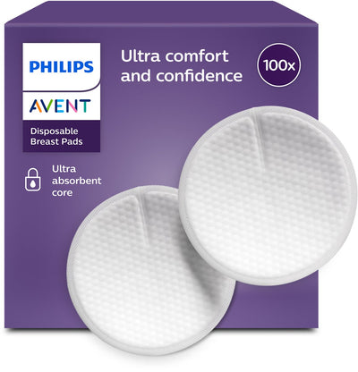 Coussinets d'allaitement Philips avent - 100 pièces - fins, respirants et anti-fuite - scf254 13