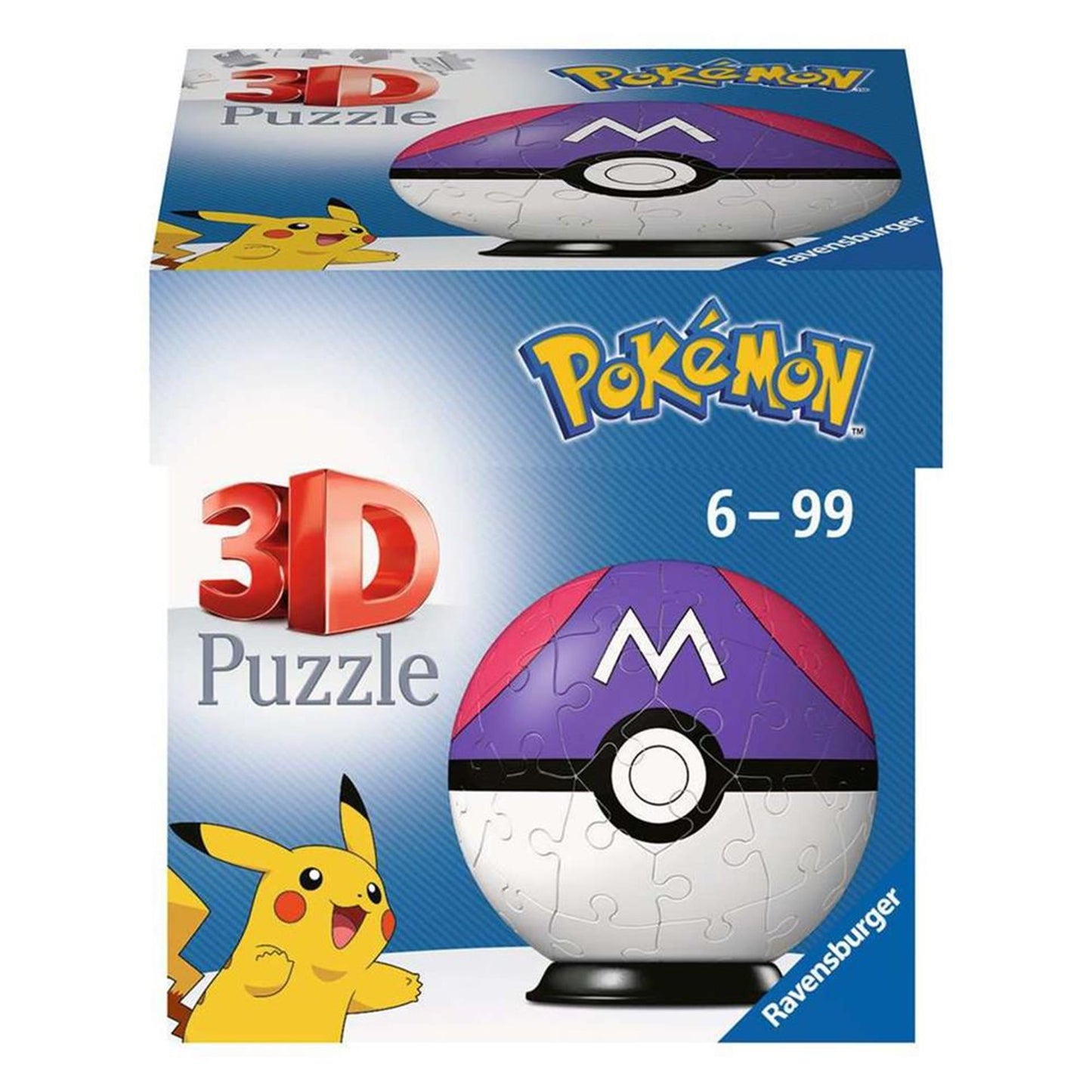 Ravensburger Pokemon Masterball 3d Puzzle, 54e.