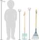 Outils de jardin en bois à petit pied, 4dlg.