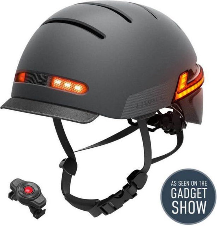 Livall bh51m neo black medium - casque de vélo (intelligent) - fonction sos - clignotants LED - éclairage intelligent