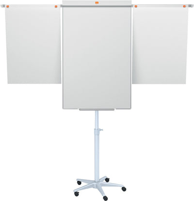 Tableau à feuilles mobile nobo 700 x 1900 mm effaçable magnétiquement