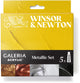Winsor Newton 2190617 Galeria Acrylique Métallisé – 5x60 ml | peinture acrylique brillante pour effets métalliques