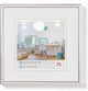 Walther new lifestyle - cadre en plastique - format photo 20x20 cm - argent