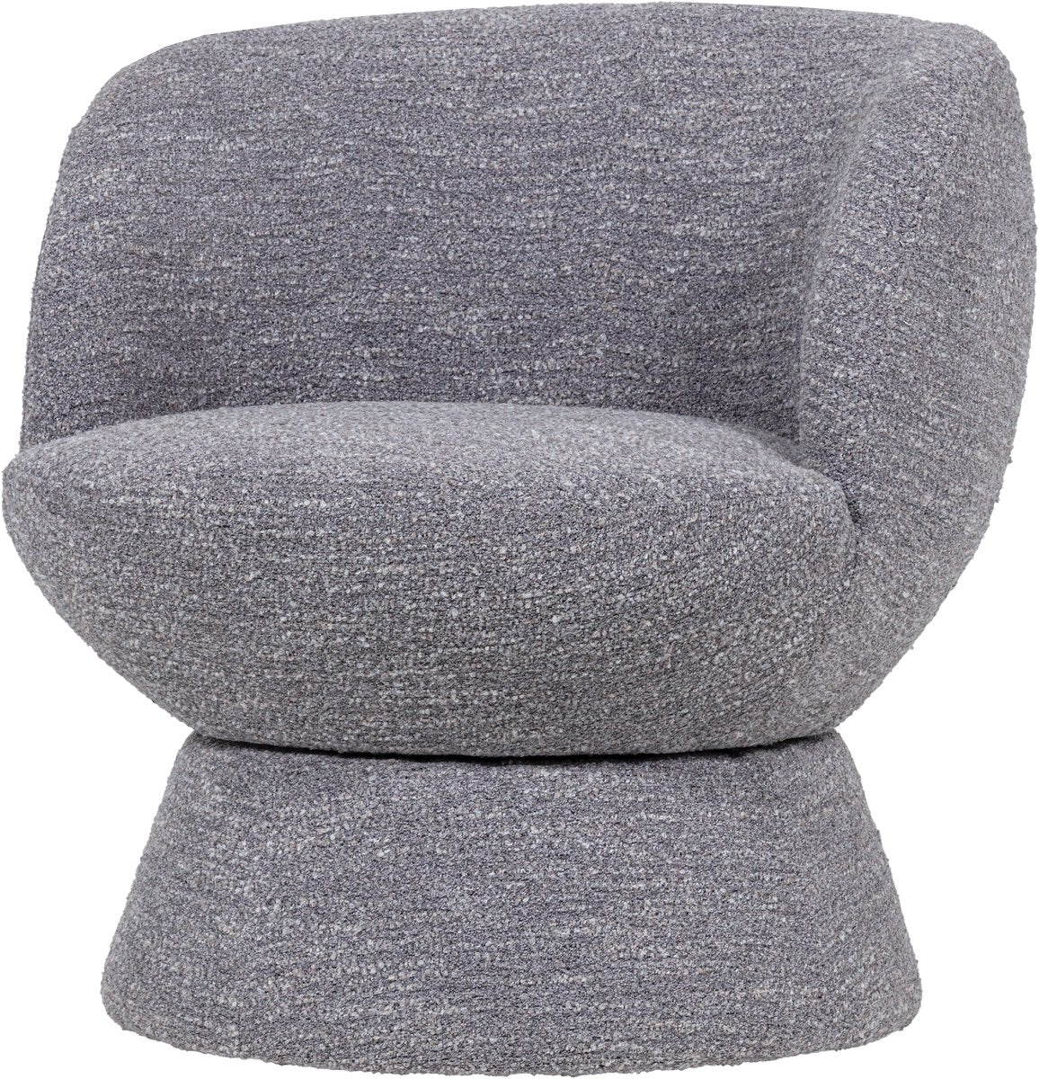 Fauteuil pivotant Woood shuffle - mélange - gris - 72x73x71