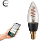 Lampe LED Eglo e14 bougie connect.z - 150lm - dimmable - 2000k - fumée (c35)
