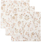 Jollein - torchon hydrophile 31x31cm - torchons pour bébé - 3 pièces - bloomy