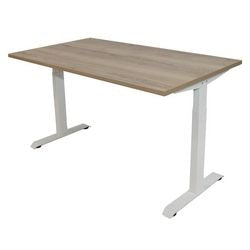 Bureau eurosseats chêne naturel, blanc