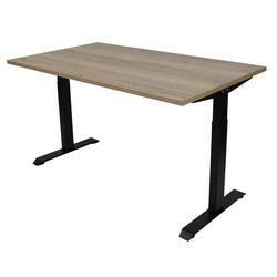 Bureau eurosseats chêne naturel, noir
