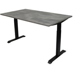 Bureau eurosseats gris oxyde, noir 620 840x1400x800