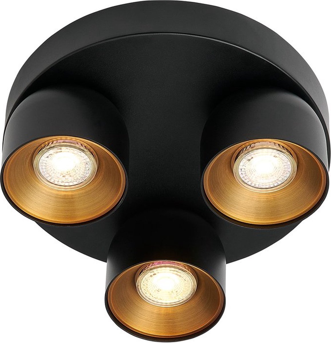 Pichet Nordlux rond-spot-ip20-3xgu10-noir