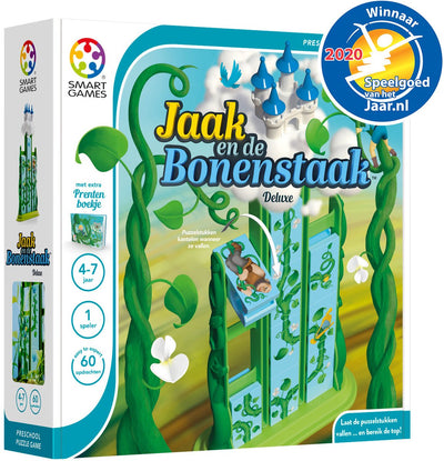 Jeux intelligents saisissez le haricot magique - jeu de réflexion logique pour les enfants d'âge préscolaire et les jeunes enfants - 60 devoirs avec livre d'images - jeu solo éducatif - à partir de 4 ans