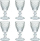 Médard de noblat - diamant - verre à vin 20 cl - transparent - 6 pièces