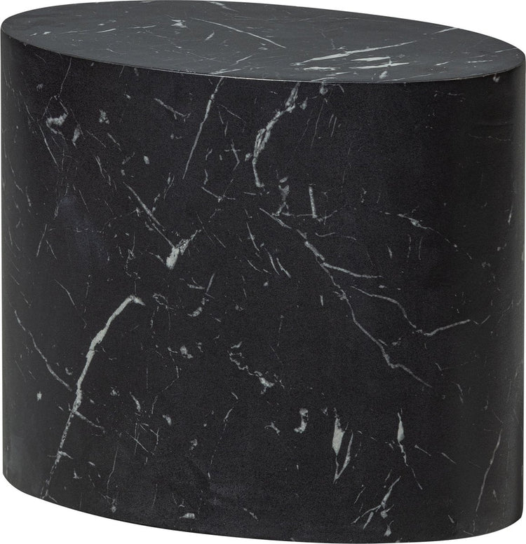 Table d'appoint Woood quint - mdf - noir - 33x40x24