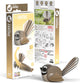 Puzzle 3D Eugy - fantail - oiseaux - durable - collectionnez-les tous - 6 ans
