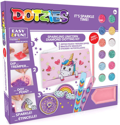 Diamond dotz® Diamond Dotz Craft Set - Bébé Licorne - Jouet de peinture au diamant.