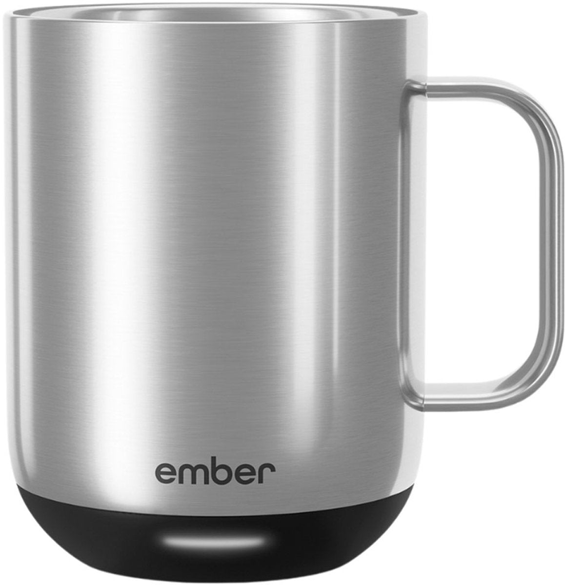 Tasse à café Ember mug² - tasse intelligente avec application mobile - chauffe-tasses - tasse thermo à température réglable - tasse à thé anti-rayures tasse à café - 295 ml - inox