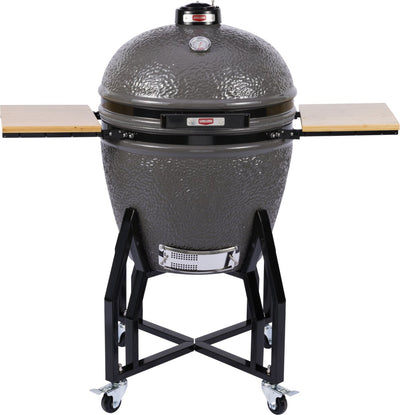 Grill guru kamado barbecue original xl ø56cm ø22.05inch - complet - gris