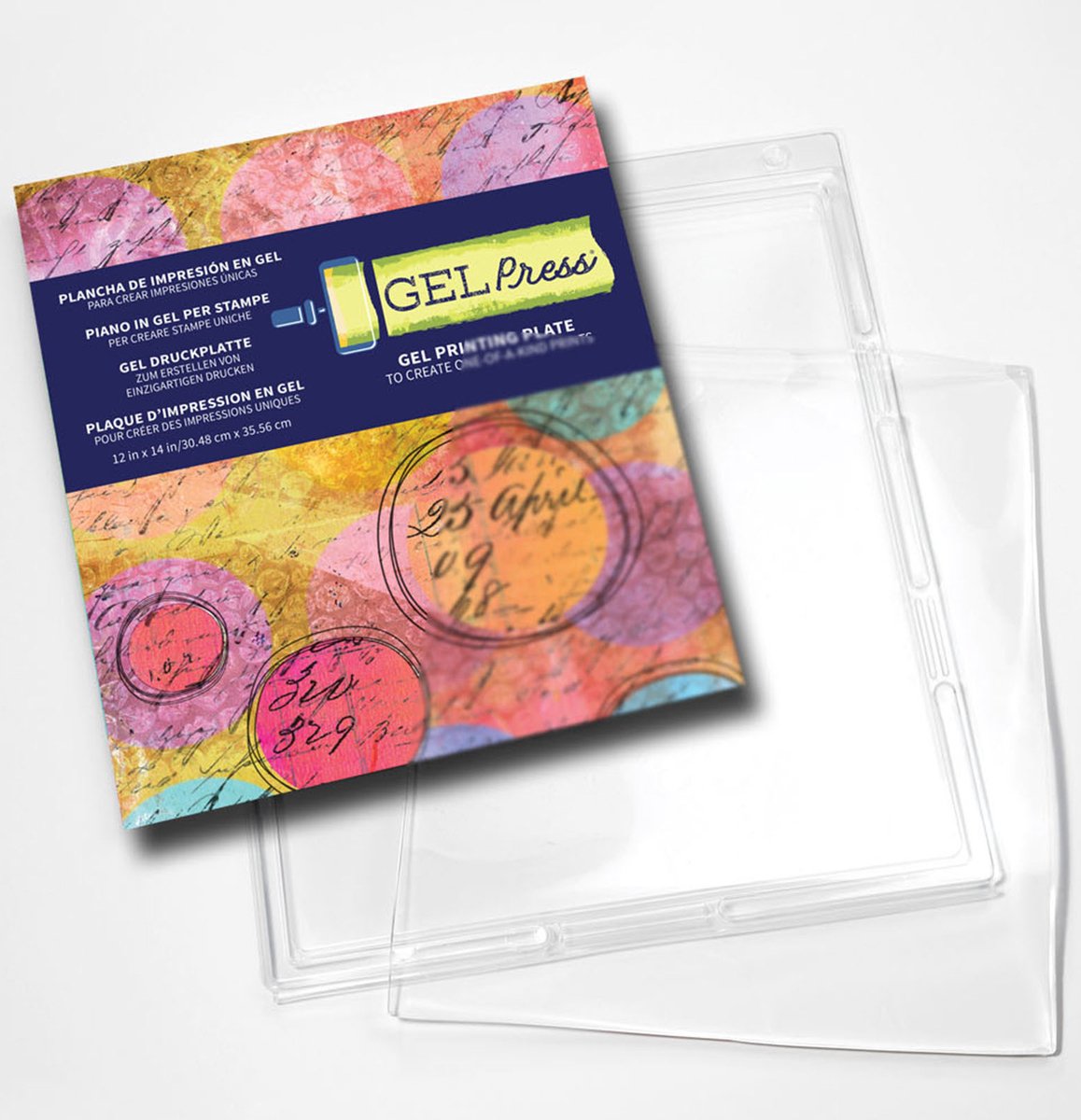 Plaque d'impression presse gel - gel - rectangle - 30,48 x 35,56 cm
