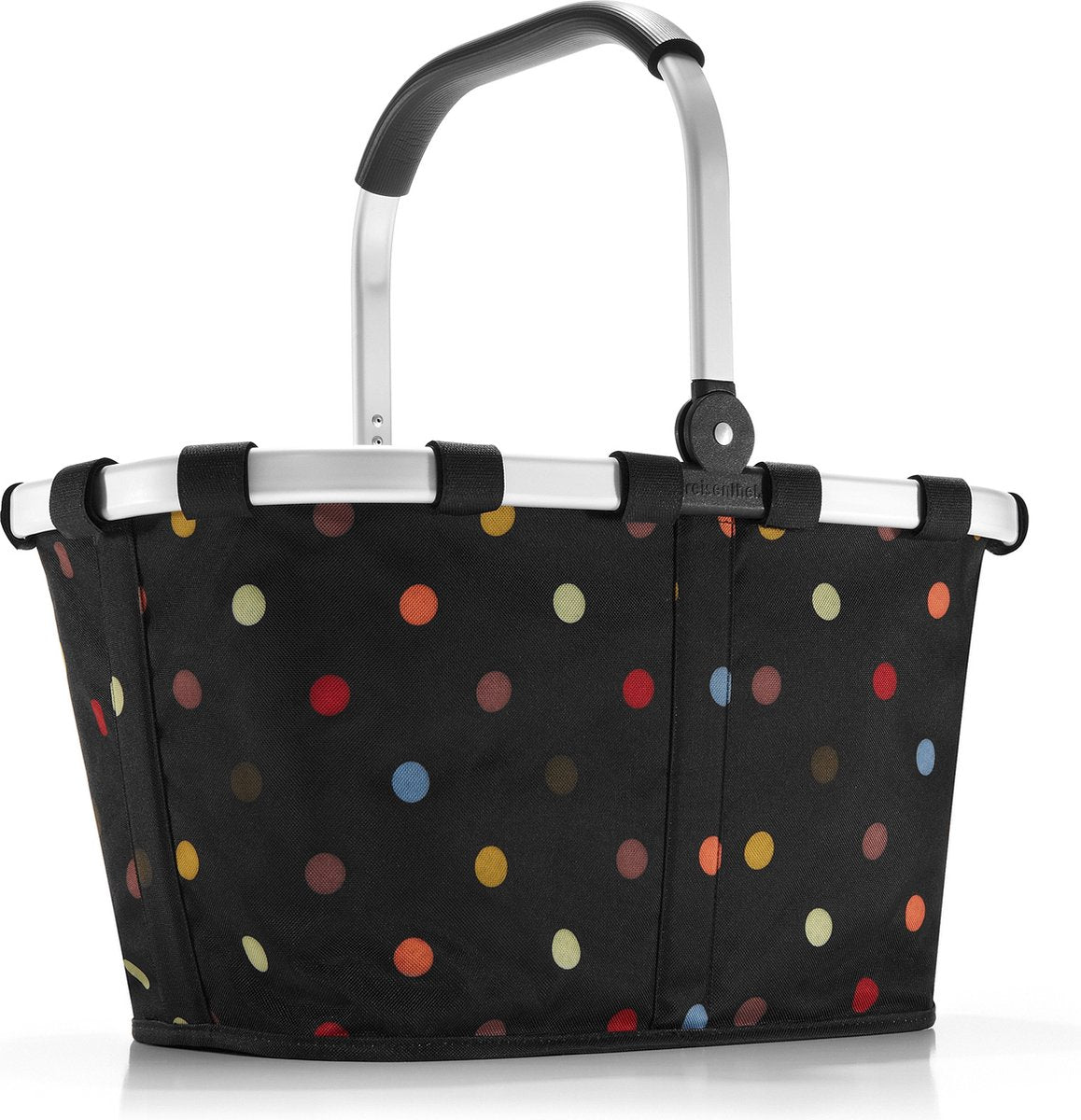 Panier de courses Reisenthel carrybag - 22l - à pois noir
