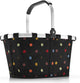 Panier de courses Reisenthel carrybag - 22l - à pois noir