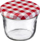 Westmark 6 pots à saucisses avec couvercle rotatif, rond, volume de remplissage : 230 ml, ø 82 mm, verre, 66502270