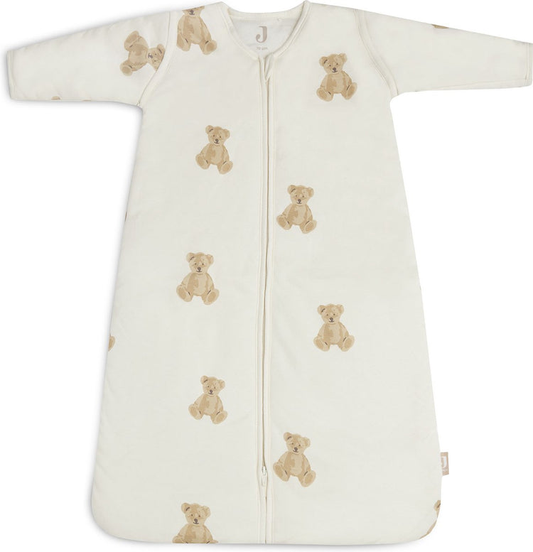 Jollein gigoteuse hiver avec manche zippée - 70 cm - ours en peluche - gigoteuse d'hiver