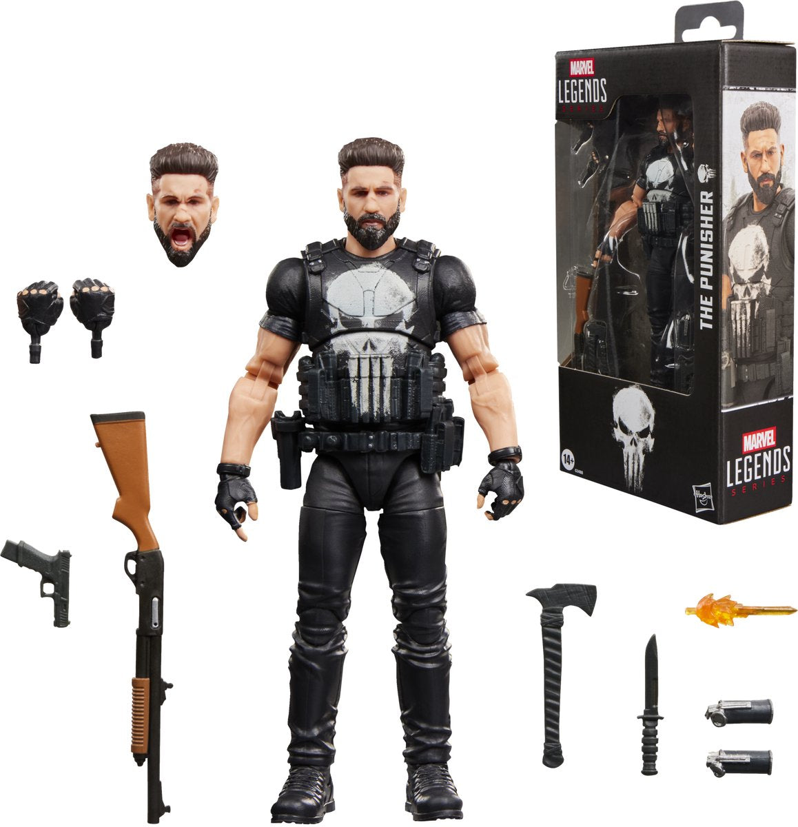 Marvel Legends Series Punisher, The Punisher, figurine à collectionner de 15 cm