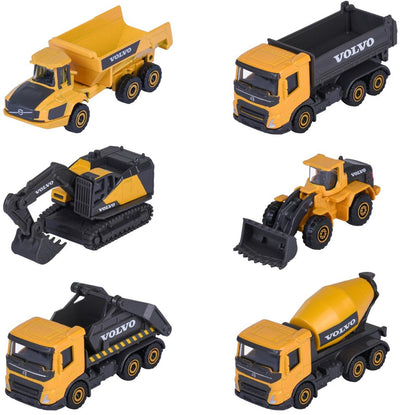 Ensemble de construction Majorette Volvo 3 pièces, 2 sortes.