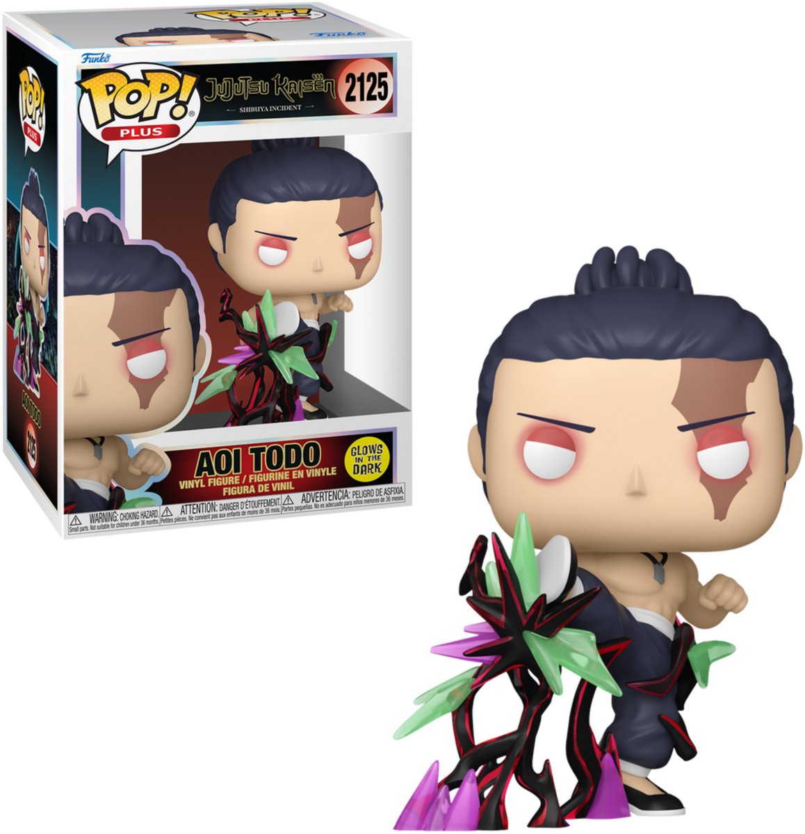 Funko jujutsu kaisen aoi todo (kick) (lueur dans le noir) figurine en vinyle 2125 pop unisexe ! - neutre - standard