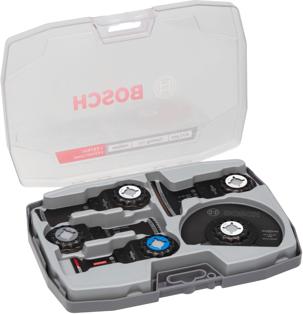 Bosch – outils multifonctions professionnels, accessoires, jeu de scies, 5 pièces (2608669093), starlock + étui