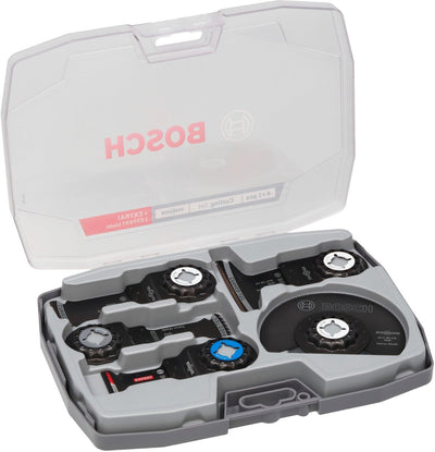 Bosch – outils multifonctions professionnels, accessoires, jeu de scies, 5 pièces (2608669093), starlock + étui