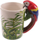 Parrot - Tasse en céramique de poignée formée