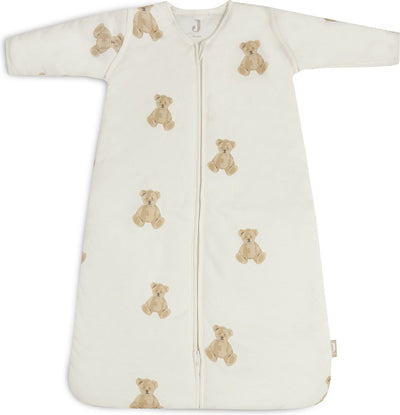 Jollein - gigoteuse d'hiver pour bébé avec manche zippée (ours en peluche) - coton - gigoteuse d'hiver pour bébé, gigoteuse pour bébé - 90cm