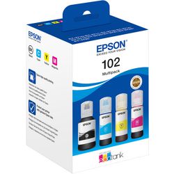 Jeu de cartouches d'encre ecotank epson 102 4 couleurs