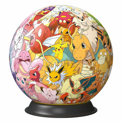 Ravensburger 3d Puzzle Ball Pokémon Personnages, 54e.