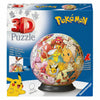 Ravensburger 3d Puzzle Ball Pokémon Personnages, 54e.
