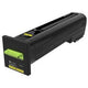 Cartouche de toner Lexmark CS820 72k2xye jaune