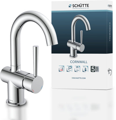 Schütte schütte lavabo-lavoueur Mélangeur Cornwall chrome -colored
