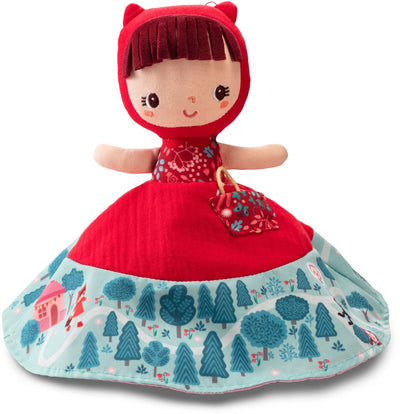 Lilliputiens - poupée conteuse réversible - petit chaperon rouge grand loup