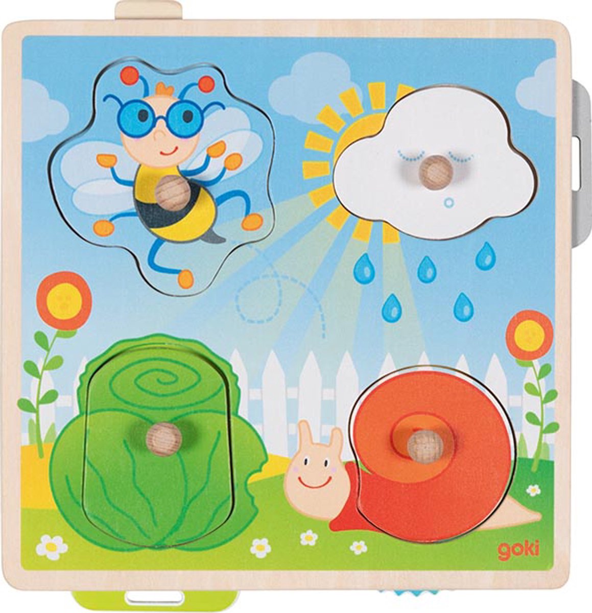 Goki Formation de fond en bois Garden de puzzle, 4e.