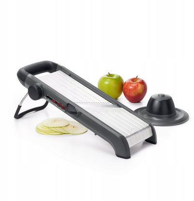 Oxo - mandoline chef 2.0 - coupe-cuisine - coupe-légumes - avec support pour restes