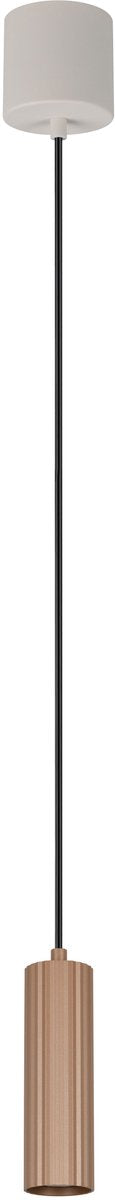 Trio soka - lampe suspendue - moka - excl. 1x gu10 5 w - réglable en hauteur