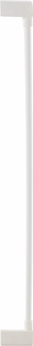 Noma extension barrière d'escalier facile à monter par pression 7 cm métal blanc 93682