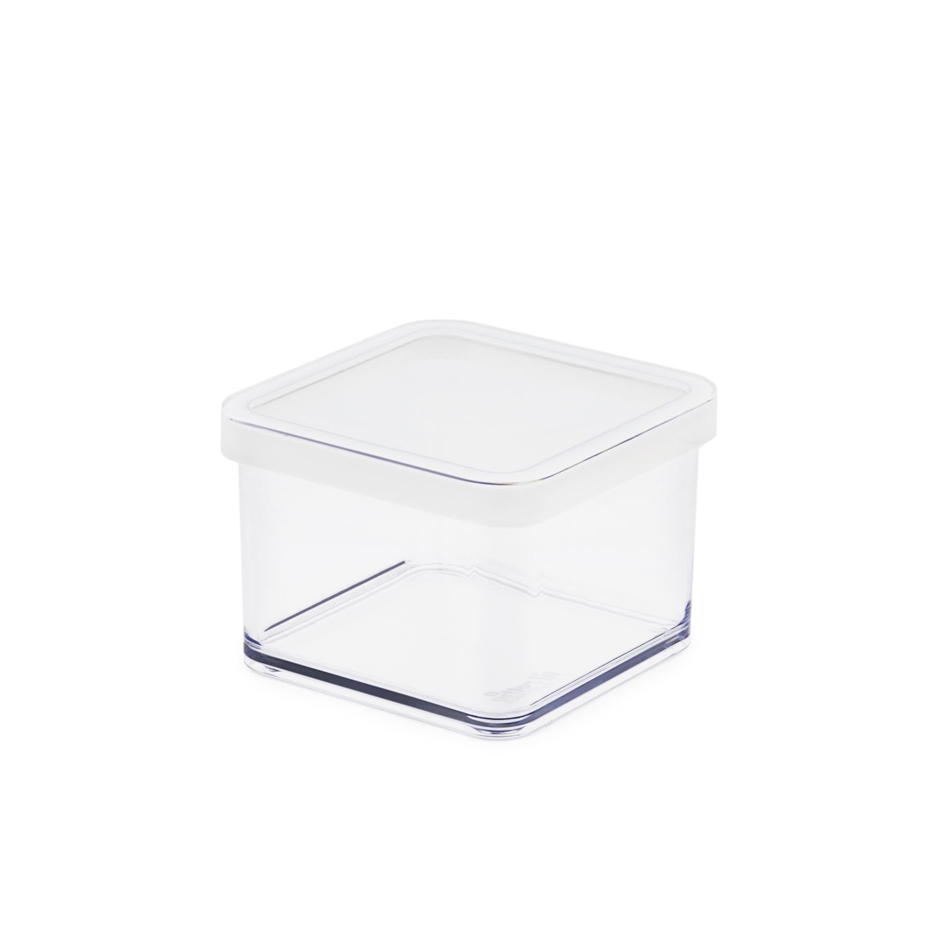 Boîte de rangement Rotho loft carrée 0,5l blanc