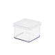 Boîte de rangement Rotho loft carrée 0,5l blanc