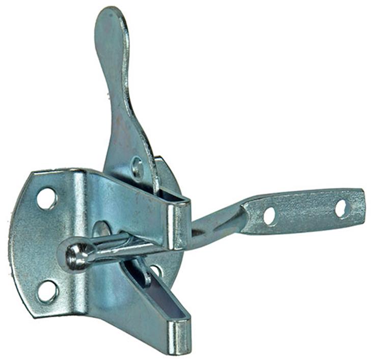 1013636 - loquet de portail bleu galvanisé 60 mm | 5 pièces