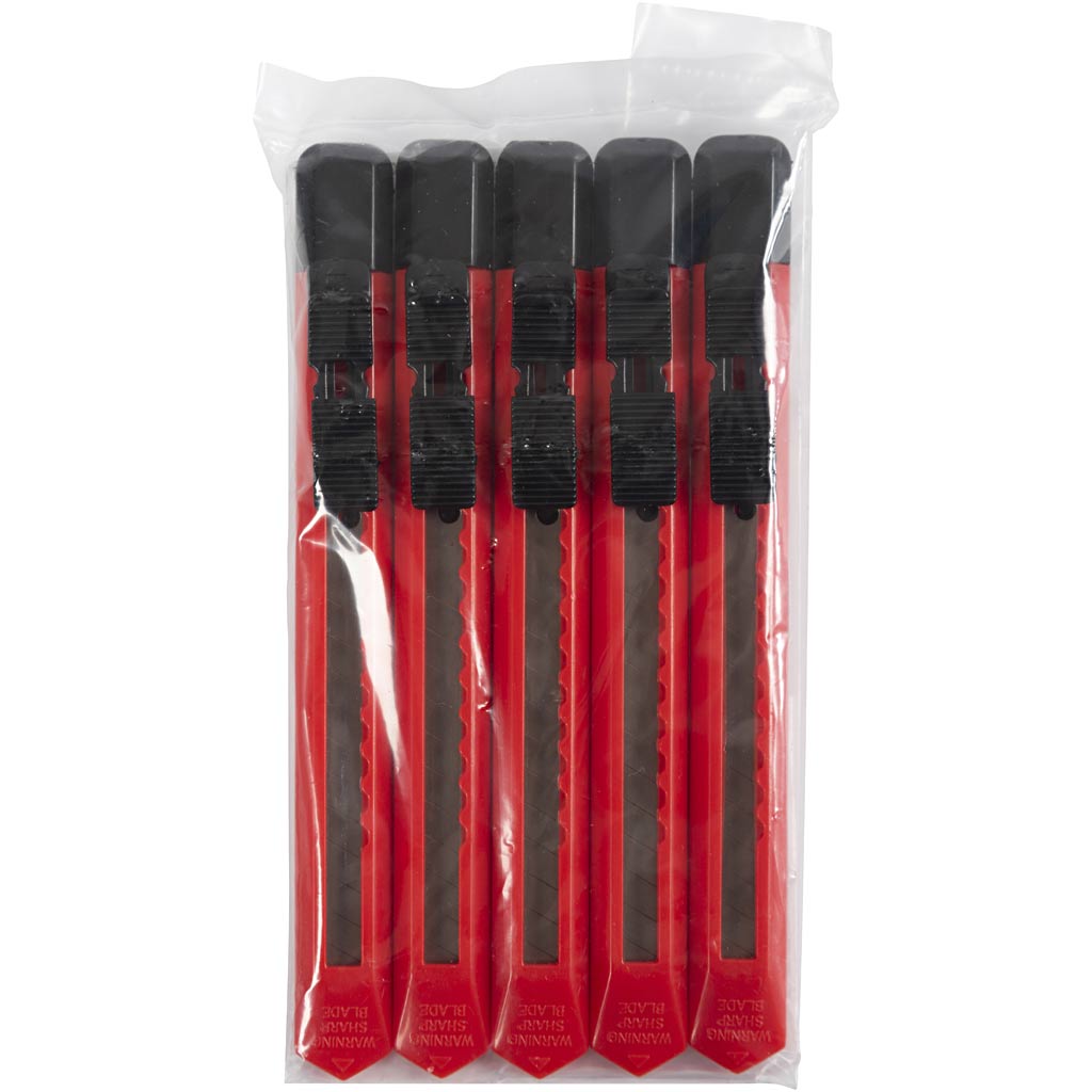 Couteau sécable Creativ company, petit, l: 13 cm, 5 pièces 1 boîte